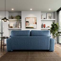 Magnus Vintage Soft Chenille 3 Seater Sofa - thumbnail 3
