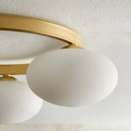Yonah 3 Light Semi Flush Ceiling Light - thumbnail 3