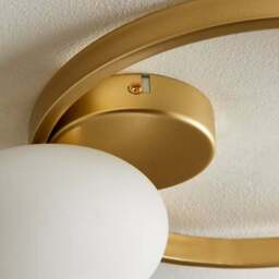 Yonah 3 Light Semi Flush Ceiling Light - thumbnail 4