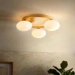 Yonah 3 Light Semi Flush Ceiling Light - thumbnail 2