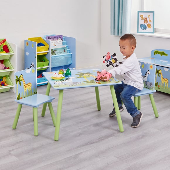 Liberty House Kids Safari Table And Two Chair Set - image 1