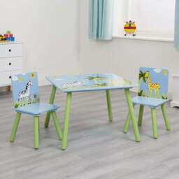 Liberty House Kids Safari Table And Two Chair Set - thumbnail 3
