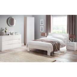Manhattan Slim 5 Drawer Chest, White - thumbnail 4
