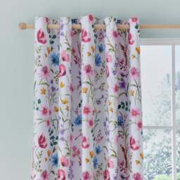 Foxley Ditsy Blackout Eyelet Curtains - thumbnail 1