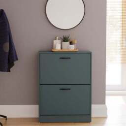 Vida Designs 2 Tier Shoe Cabinet - thumbnail 2