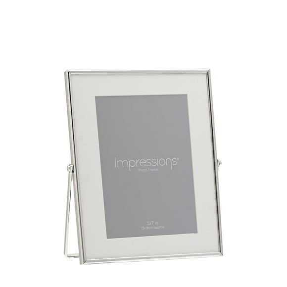 Impressions Freestanding Metal Photo Frame - image 1