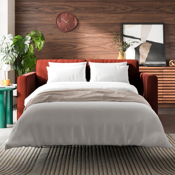 Zoe II Velvet 3 Seater Double Sofa Bed - image 1