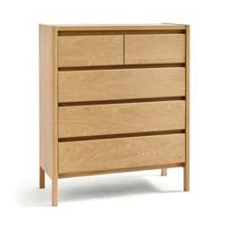 Elements Holmes 5 Drawer Chest, Oak - thumbnail 6