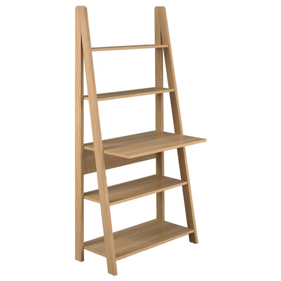 Tiva Oak Ladder Desk - image 1