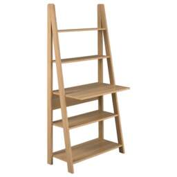 Tiva Oak Ladder Desk