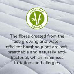 Panda Bamboo Memory Foam Mattress Topper - thumbnail 5