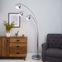 Return - Herm 3 Arm Arc Floor Lamp - thumbnail 1