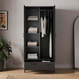Helga Metal Double Wardrobe - thumbnail 2