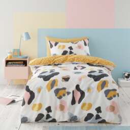 Leopard Duvet Cover and Pillowcase Set - thumbnail 1