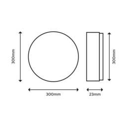 Philips Warm White Superslim Integrated LED Flush Ceiling Light - thumbnail 3