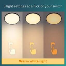 Philips Warm White Superslim Integrated LED Flush Ceiling Light - thumbnail 4
