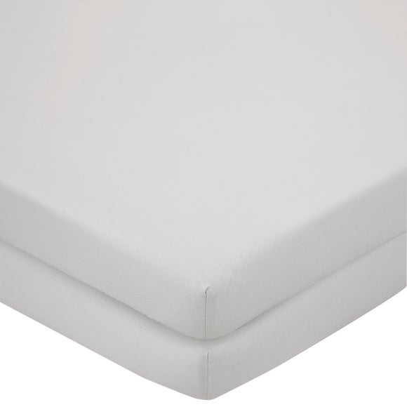 Pack of 2 Pure Cotton Toddler Fitted Sheets - image 1