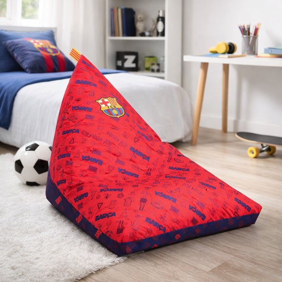Kaikoo Barcelona Football Club Triangle Bean Bag Chair - image 1