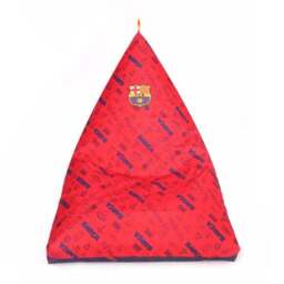 Kaikoo Barcelona Football Club Triangle Bean Bag Chair - thumbnail 4