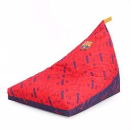Kaikoo Barcelona Football Club Triangle Bean Bag Chair - thumbnail 3