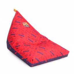 Kaikoo Barcelona Football Club Triangle Bean Bag Chair - thumbnail 5