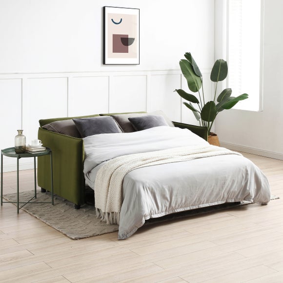 Lucie Velvet Pop Up Double Sofa Bed - image 1
