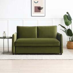Lucie Velvet Pop Up Double Sofa Bed - thumbnail 2