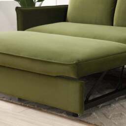 Lucie Velvet Pop Up Double Sofa Bed - thumbnail 5