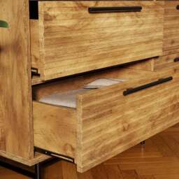 Bryant 7 Drawer Chest, Mango Wood Effect - thumbnail 4