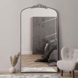 Crown Arched Full Length Wall Mirror - thumbnail 1