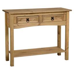 Corona 2 Drawer Console Table - thumbnail 1