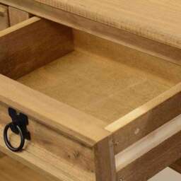 Corona 2 Drawer Console Table - thumbnail 2