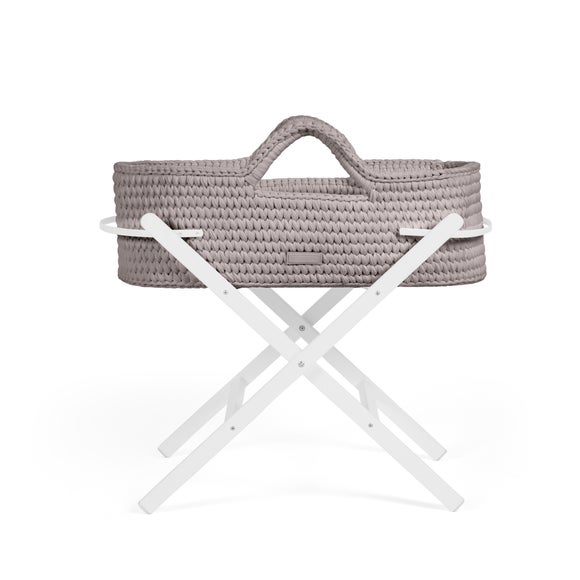 Ickle Bubba Nova Moses Basket & White Stand - image 1