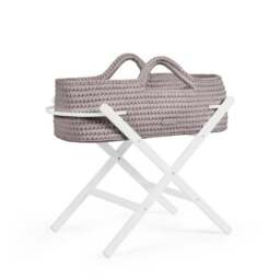 Ickle Bubba Nova Moses Basket & White Stand - thumbnail 2