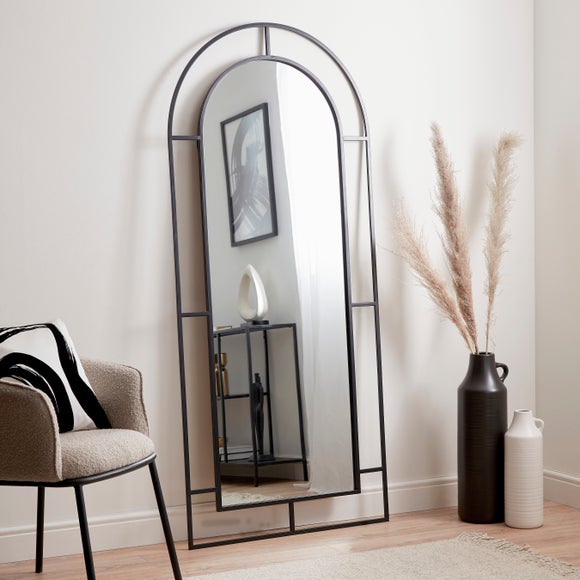 Arched Window Full Length Leaner Mirror - image 1