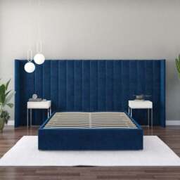 Grandeur Plush Velvet Headboard - thumbnail 3