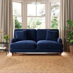 Beatrice II Matte Velvet 3 Seater Sofa Bed - thumbnail 2