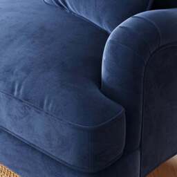 Beatrice II Matte Velvet 3 Seater Sofa Bed - thumbnail 4