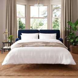 Beatrice II Matte Velvet 3 Seater Sofa Bed - thumbnail 1