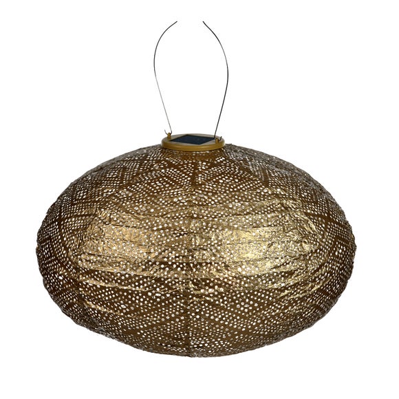 Fallen Fruits Oval Paisley Solar Lantern