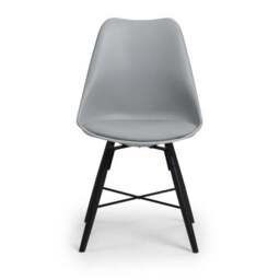 Kari Set of 2 Dining Chairs, Faux Leather - thumbnail 5