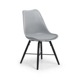 Kari Set of 2 Dining Chairs, Faux Leather - thumbnail 2