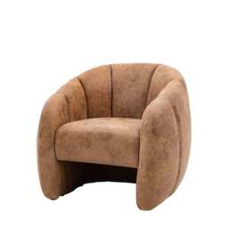 Brea Leather Tub Chair - thumbnail 6