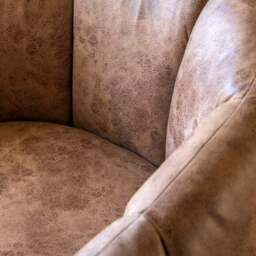 Brea Leather Tub Chair - thumbnail 4