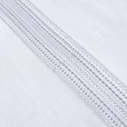 Appletree Boutique Embroidered Band 200 Thread Count 100% Cotton Duvet Cover & Pillowcase Set - thumbnail 4