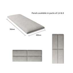 Aspire EasyMount Plush Velvet Upholstered Wall Panels - thumbnail 5