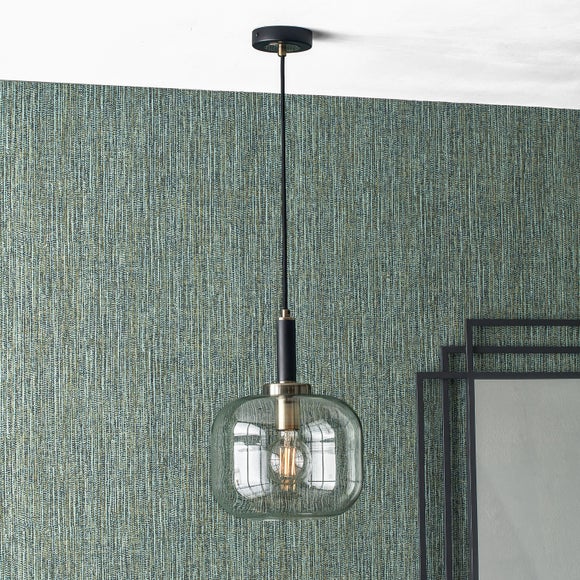 Florence Metal and Glass Pendant Light - image 1
