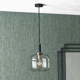 Florence Metal and Glass Pendant Light - thumbnail 1