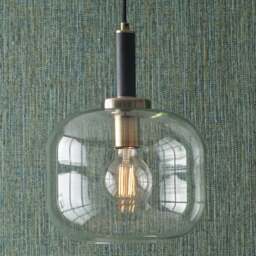 Florence Metal and Glass Pendant Light - thumbnail 2