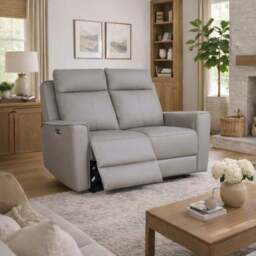 Aspire Elmhurst Leather Power 2 Seater Recliner Sofa - thumbnail 2
